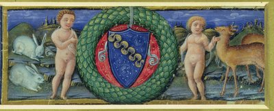 The Coat of Arms of the Marcello Family by Russi Francesco di Giovanni de